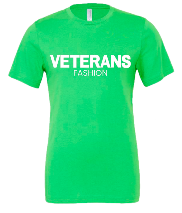 Unisex Veterans Fashion Jersey Tee - Small / Synthetic Green